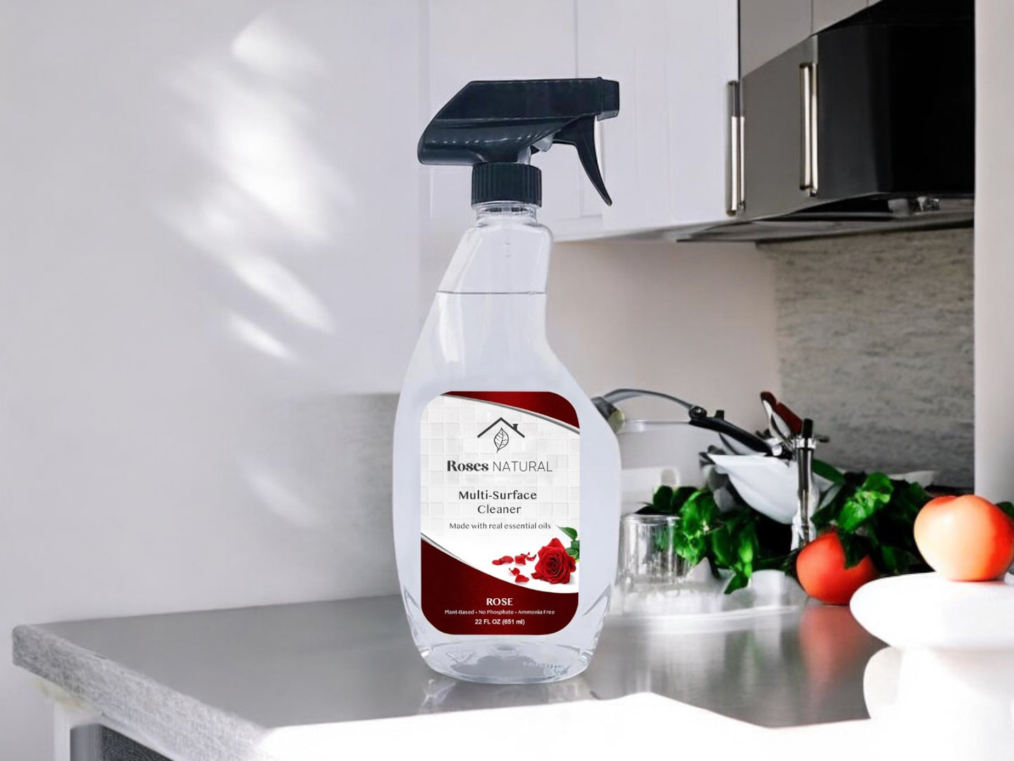 Natural Multi-Surface Cleaner - Rose