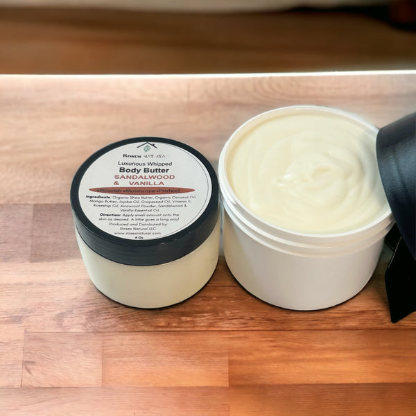 Vanilla Rose Whipped Body Butter – ALU ESSENTIALS LLC